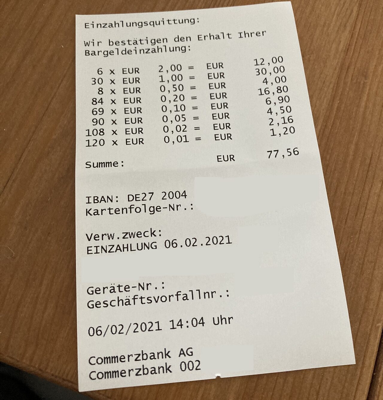 Kleingeld Münzen kostenlos am Automaten einzahlen