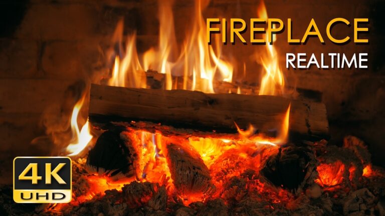 4k Fireplace für gemütliche Abende