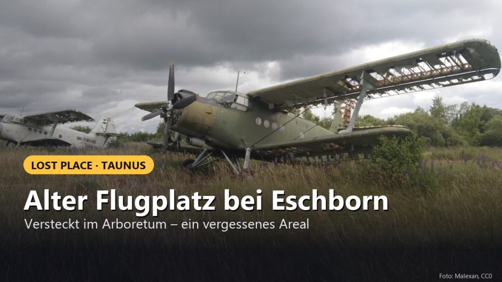 Alter Flugplatz bei Eschborn – Versteckt im Arboretum – ein vergessenes Areal