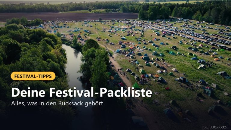 Deine Festival Packliste für den Festivalsommer