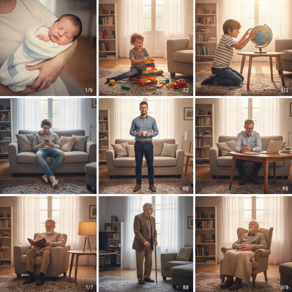 KI-Picdump. Der Zyklus des Lebens