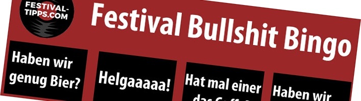 Das Festival Bullshit Bingo