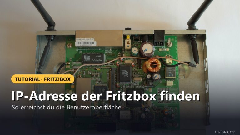 So finden Sie die IP-Adresse Ihrer FritzBox