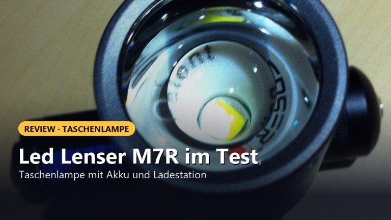 LED LENSER M7R mit Floating Charge System