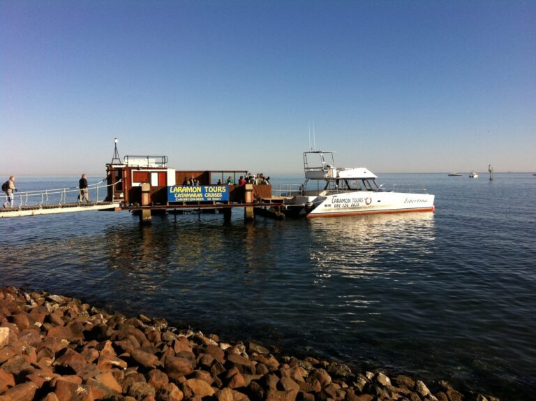 Katamaran Ausfahrt in Walfishbay