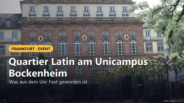 Quartier Latin 2020 Unicampus Bockenheim, Frankfurt