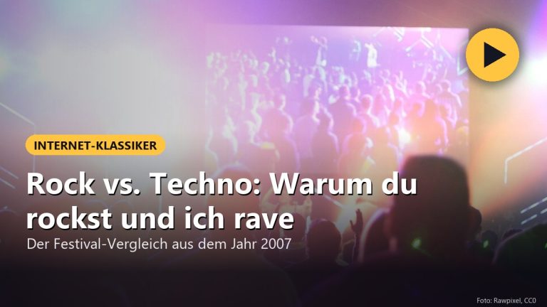 Warum du rockst und ich rave?! Rock vs. Techno