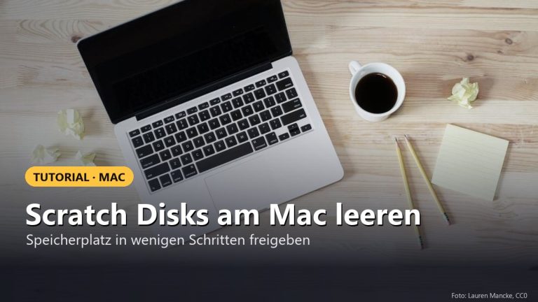 Scratch Disks in ein paar leichten Schritten entleeren