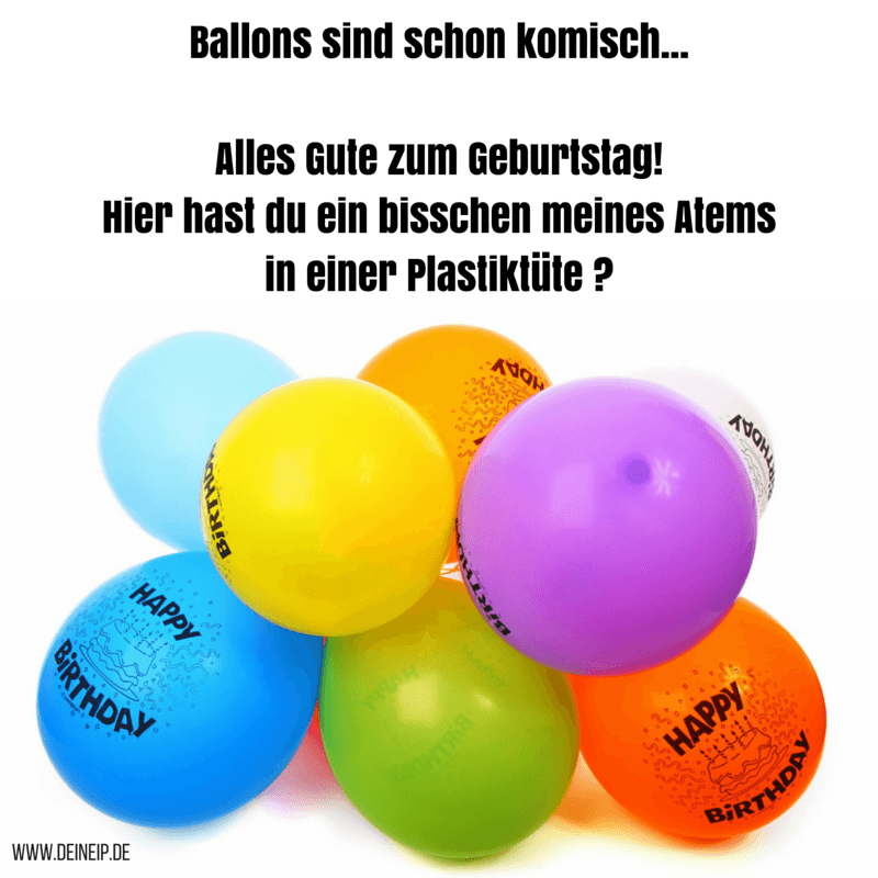 Ballons sind komisch
