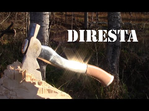 Aluminum Axt Griff im Zeitraffer