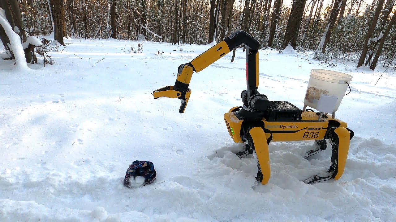 Boston Dynamics Spot jetzt mit Arm