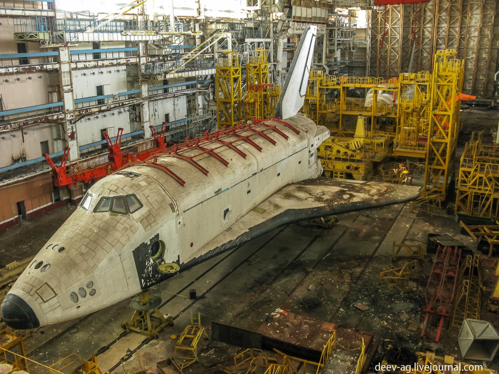 Lost Place: sowjetisches Buran Raumfahrtprogramm