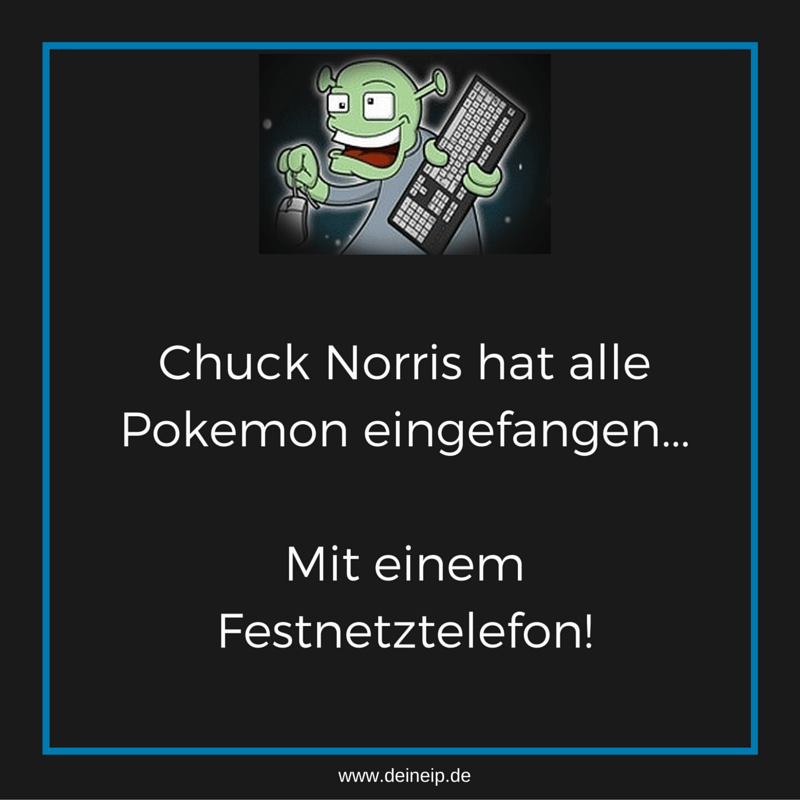 Chuck Norris fängt alle Pokemon