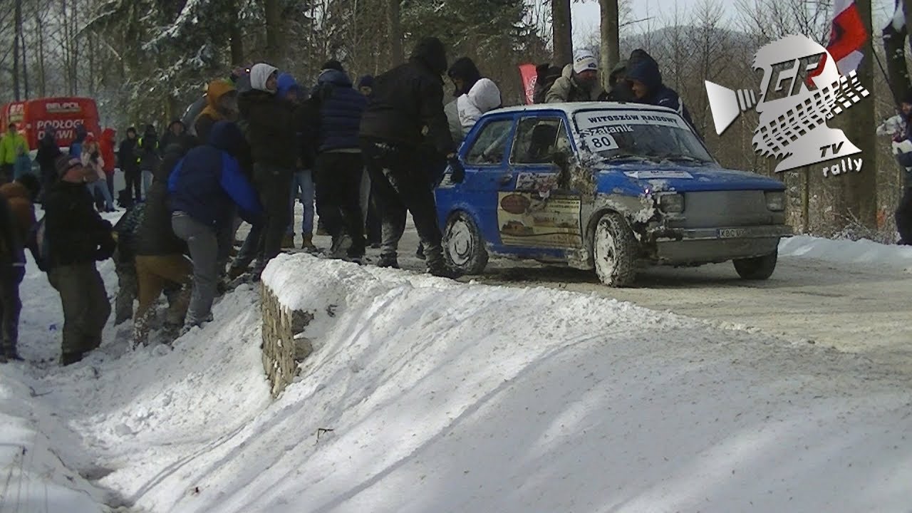Echte Rally Fans bergen Fiat 126