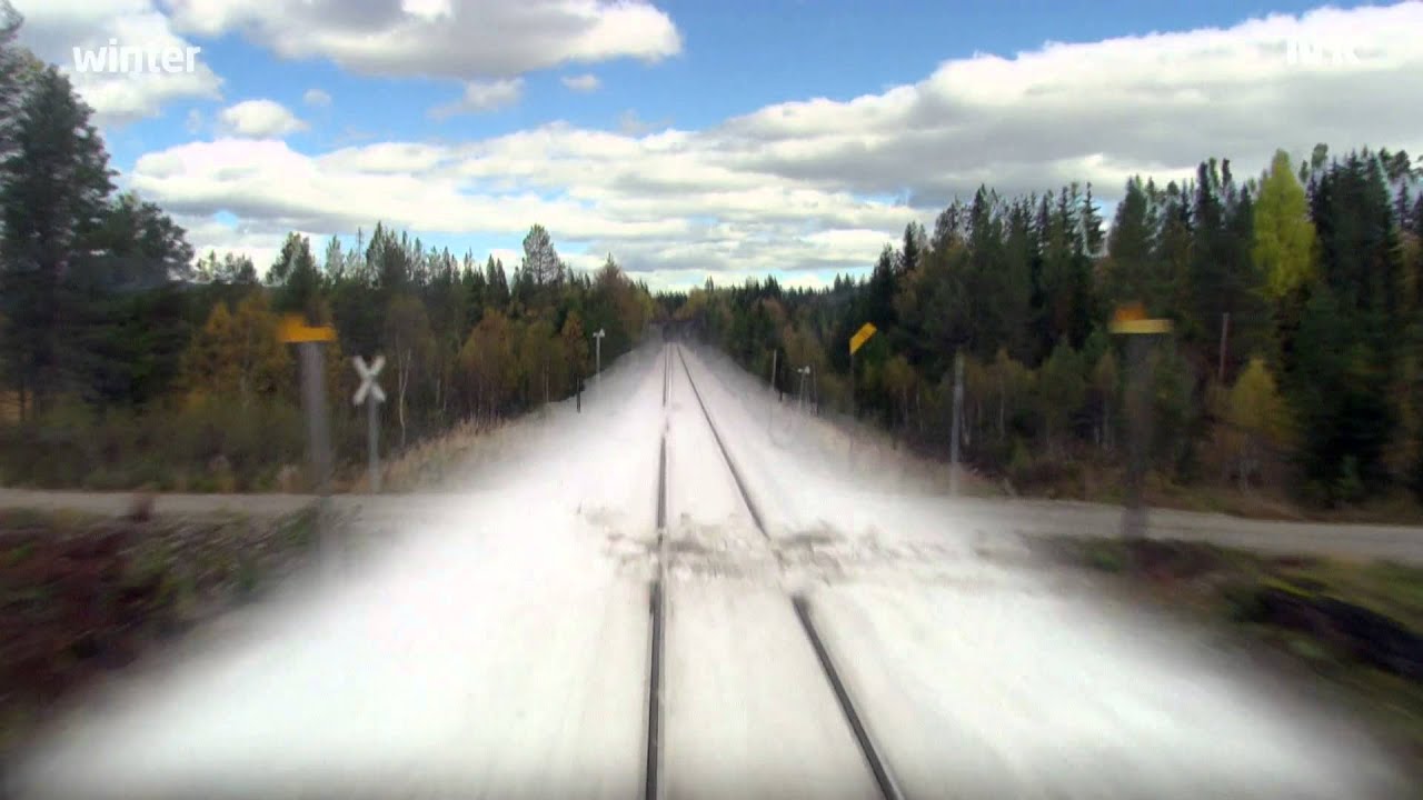 Eine Zugreise durch die Jahreszeiten