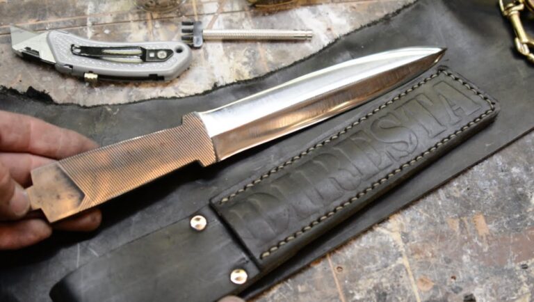 Einen Dolch aus einer Feile machen