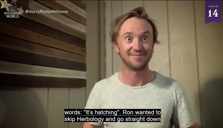 Tom Felton liest Kapitel 14 aus Harry Potter und der Stein der Weisen