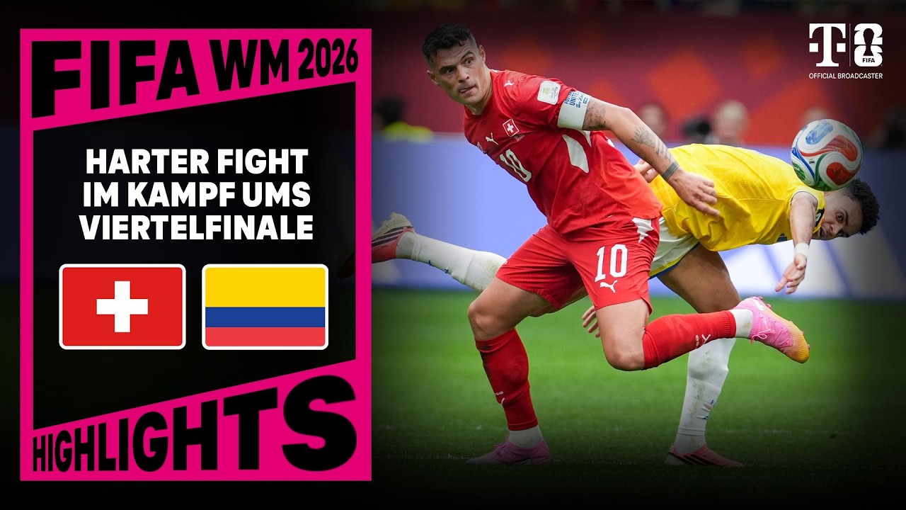 FIFA WM 2026: Achtelfinale Schweiz vs. Kolumbien – Die Höhepunkte aus Vancouver