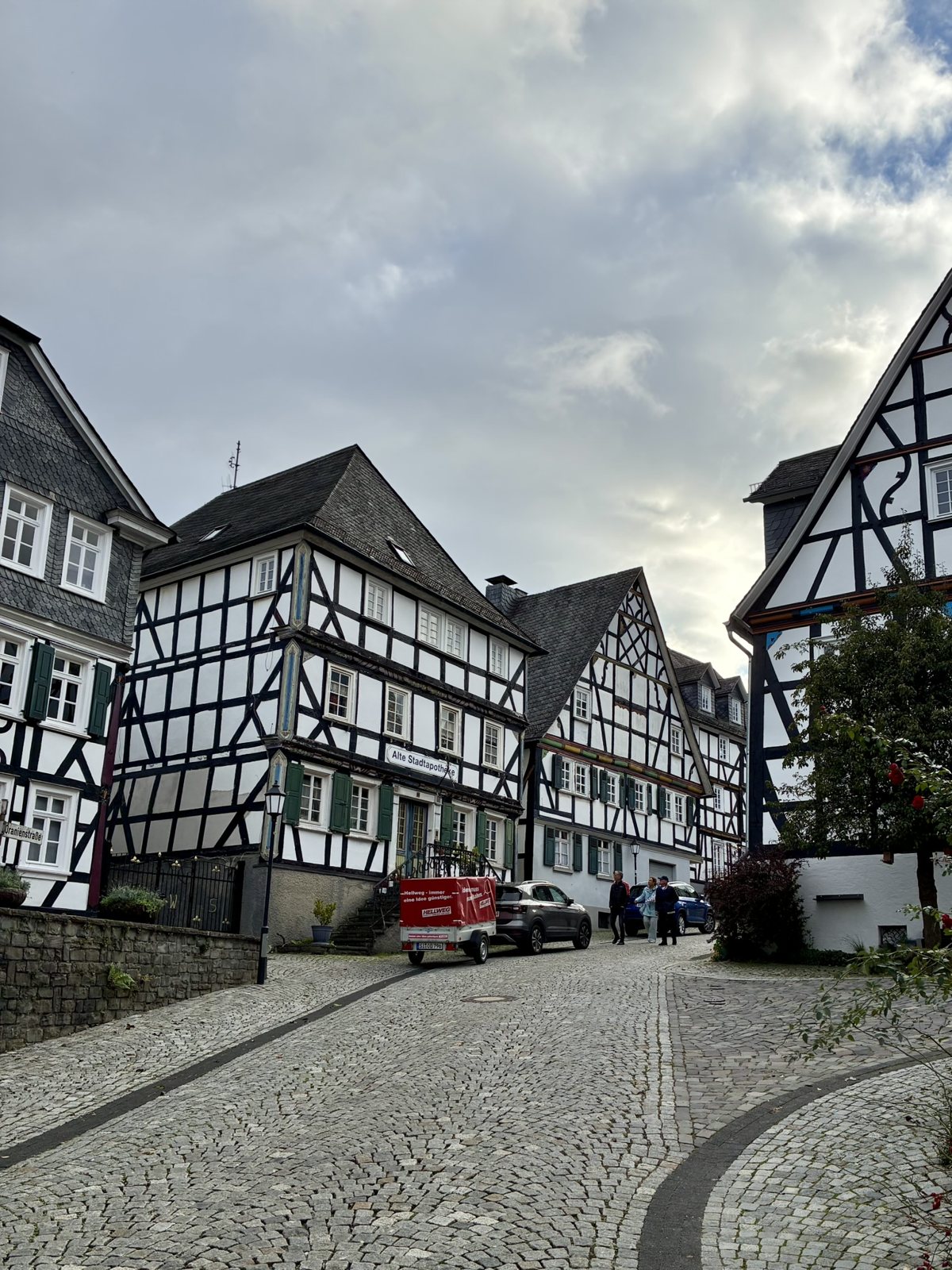Fachwerkhäuser mit Schieferdächern in Freudenberg