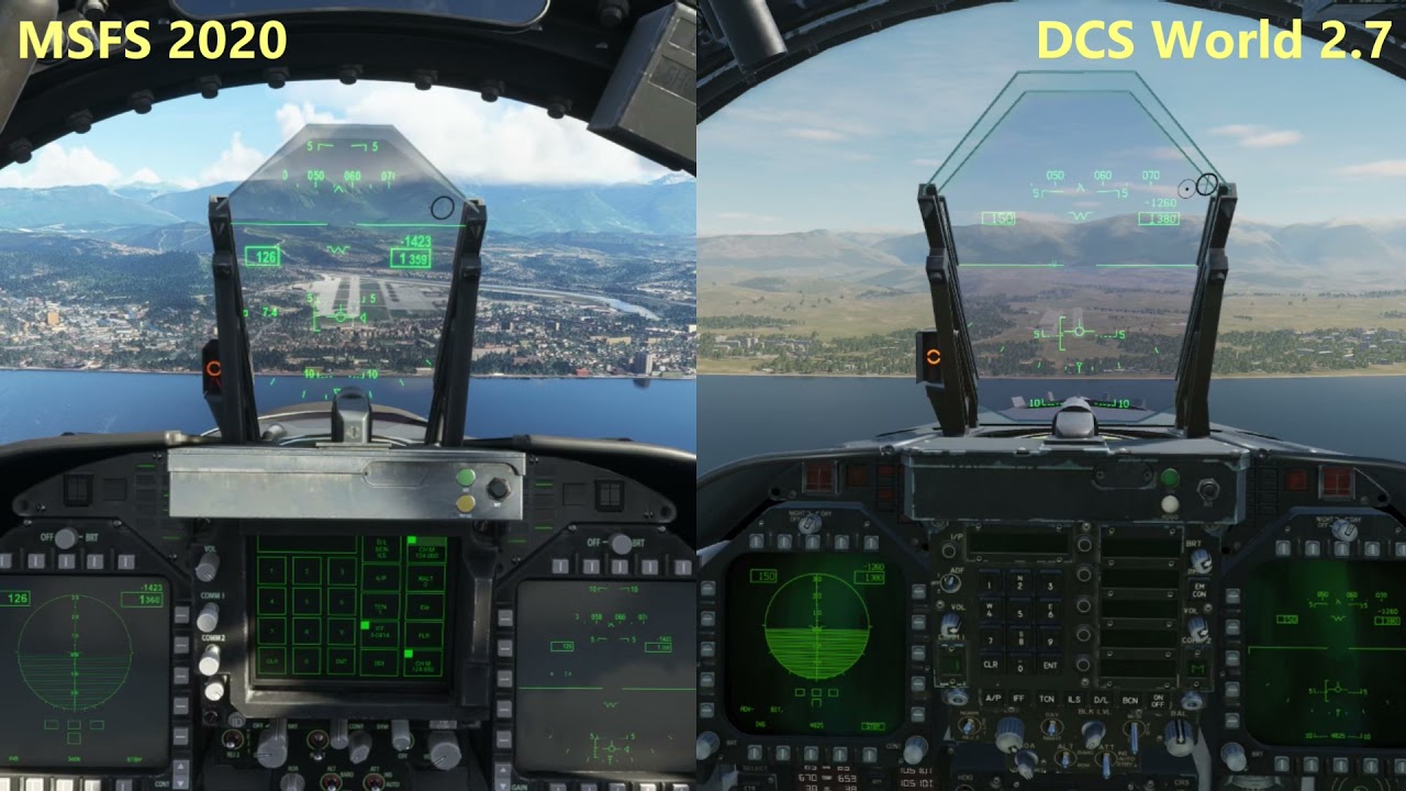 „Gaming-Review: Microsoft Flight Simulator 2020 vs. DCS World 2.7“