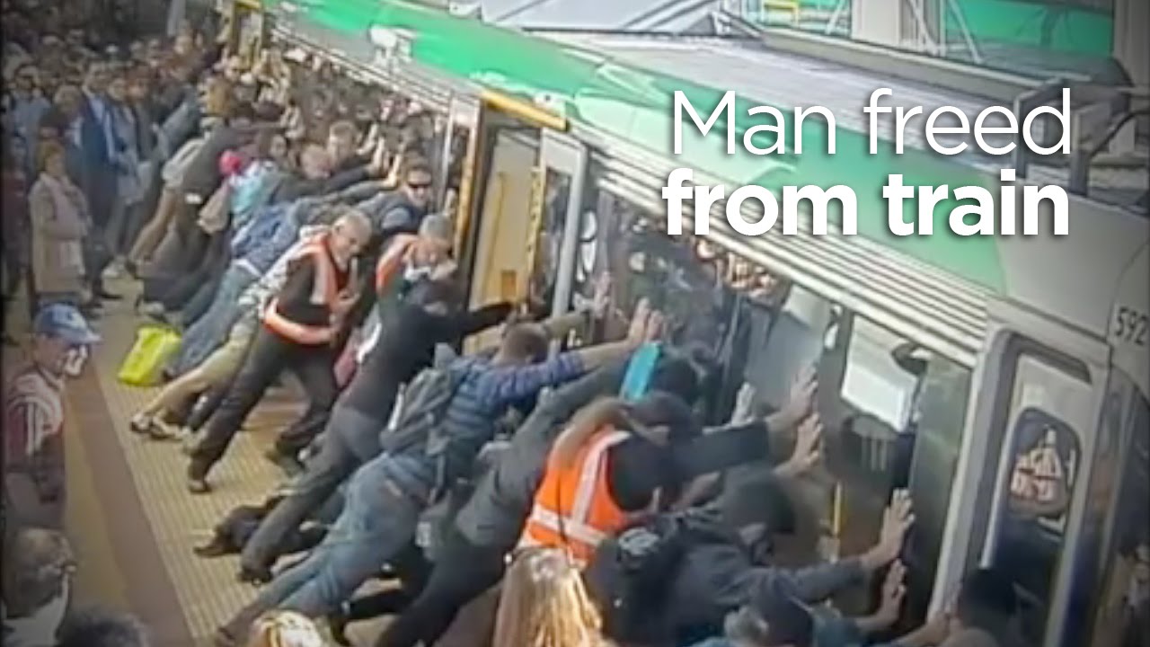 Gemeinsam den Eingeklemmten befreien