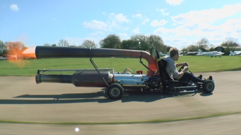 Go-Kart mit Düsenantrieb im Eigenbau