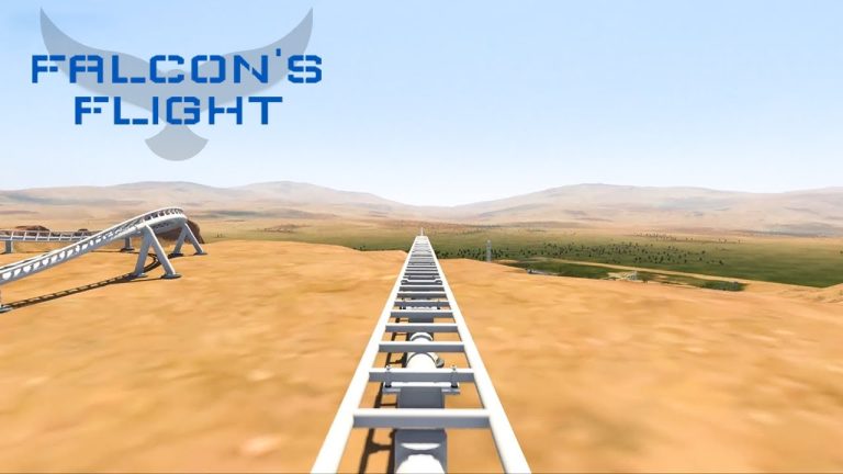 Google Earth Funde – Six Flags Qiddiya City und die neue Achterbahn Falcon’s Flight