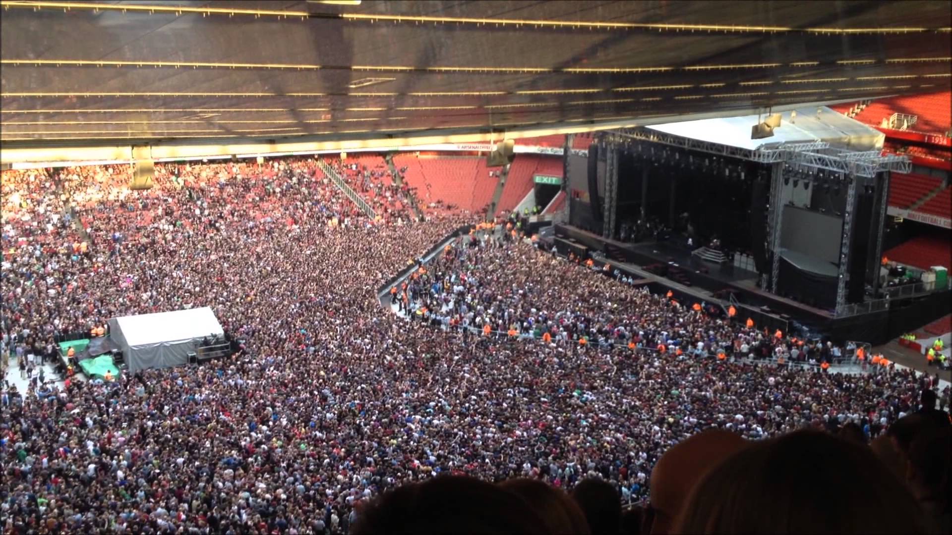 Green Day Konzert @ Emirates Stadium – Crowd singing along