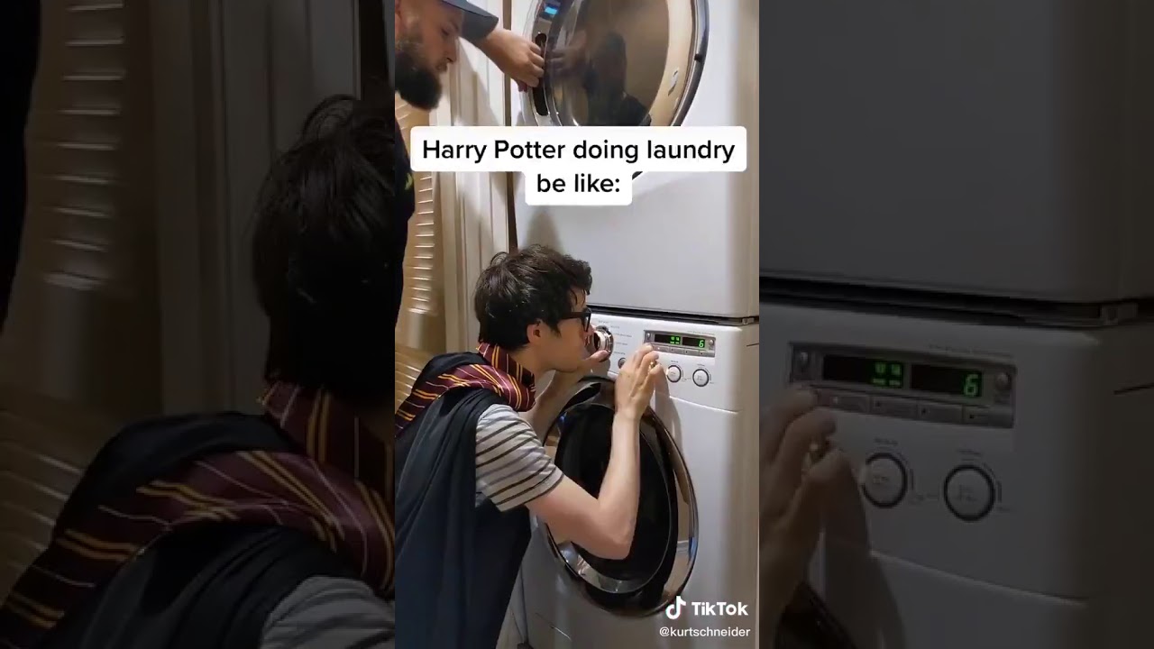 Hedwigs Theme gespielt auf einer Waschmaschine