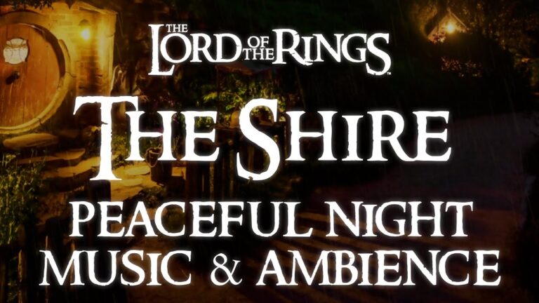 Herr der Ringe Musik & Ambience ASMR – Das Auenland, Eine friedliche Nach in Beutelende