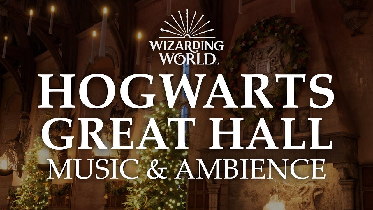Hogwarts Große Halle zur Weihnachtszeit