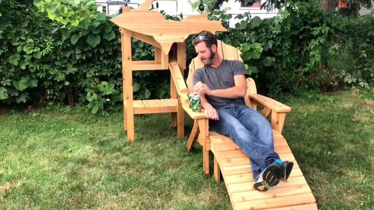 Kreativer Möbelbau: Der Bierstuhl