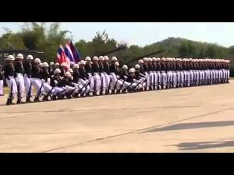 LaOla Militärparade in Thailand