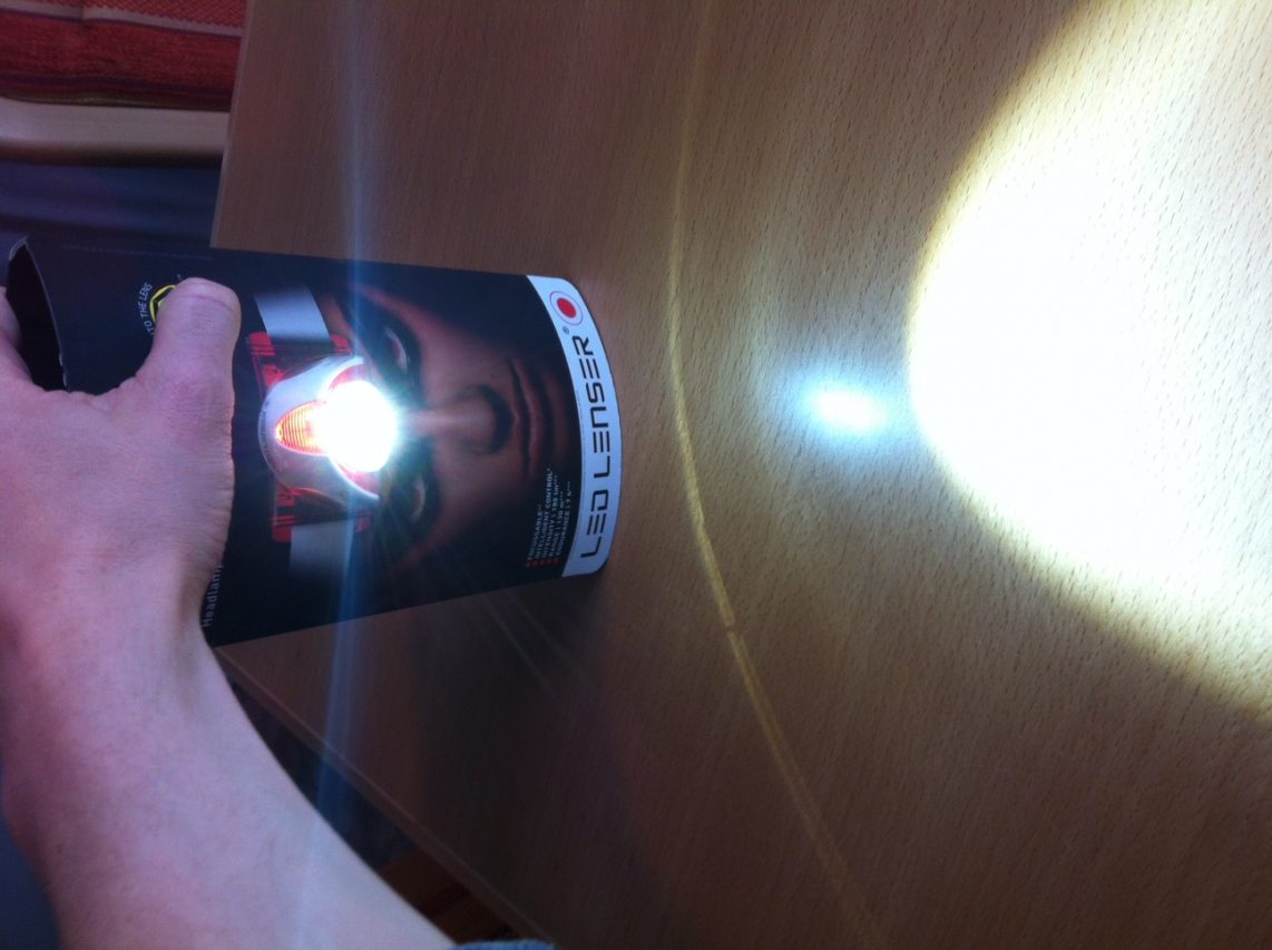 ledlenser seo stirnlampe test