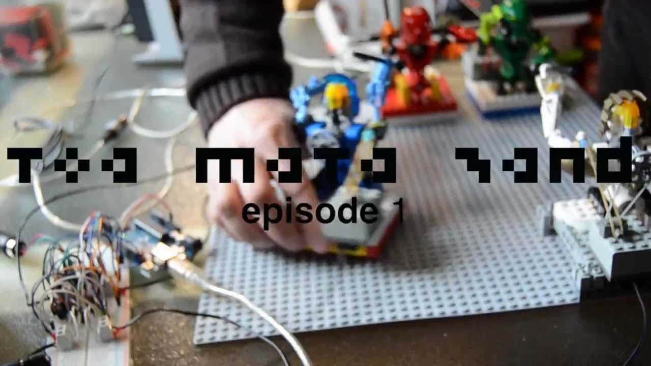 Legoroboter machen Techno