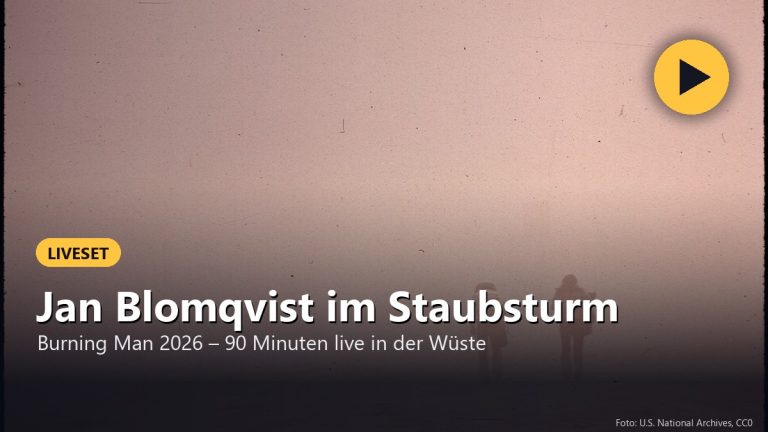 Liveset: Jan Blomqvist im Staubsturm bei Burning Man 2026