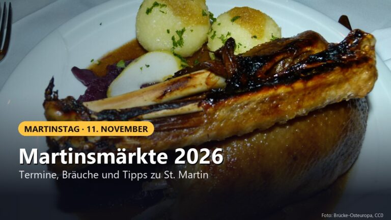 Martinsmärkte 2026: Termine, Bräuche und Tipps zu St. Martin
