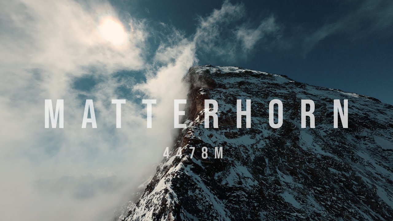 Mit der First Person View Drohne auf das Matterhorn
