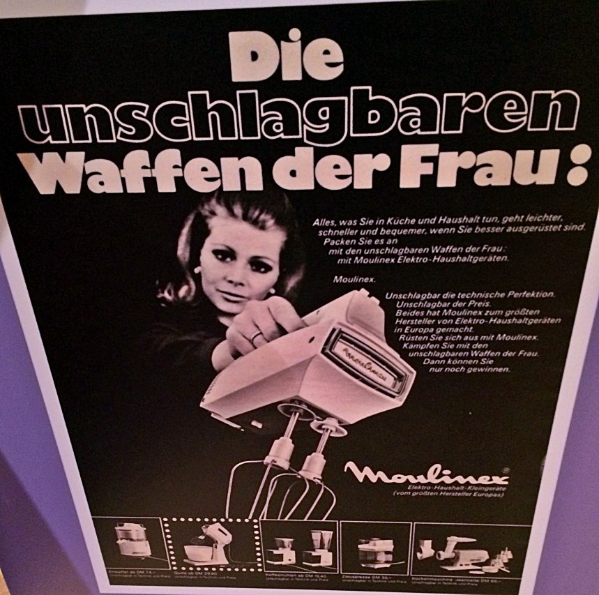moulinex werbung waffen der frau