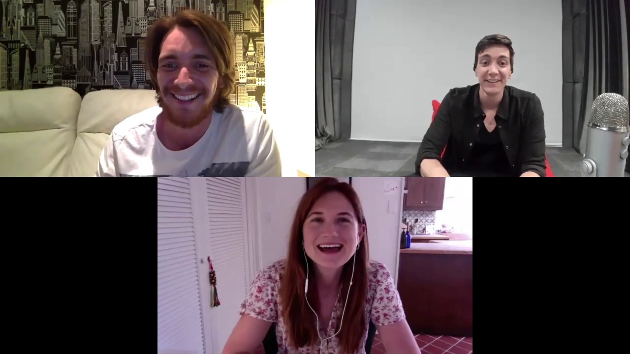 Oliver and James Phelps Podcast mit “Ginny” aka Bonnie Wright