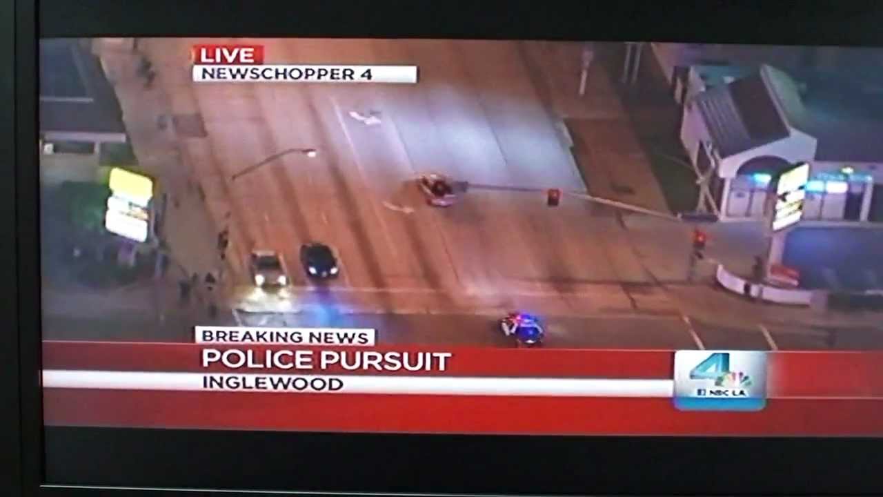 Polizei Verfolgungsjagd Inglewood