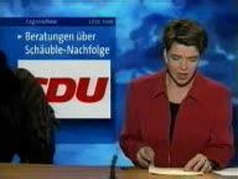 Putzmann bei der Tagesschau