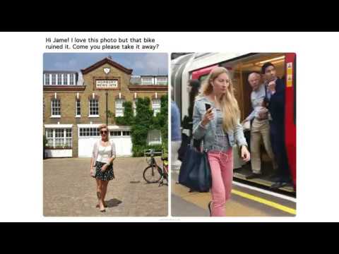 Reality Photoshop: James Fridman entfernt ein störendes Fahrrad im Bild Hintergrund