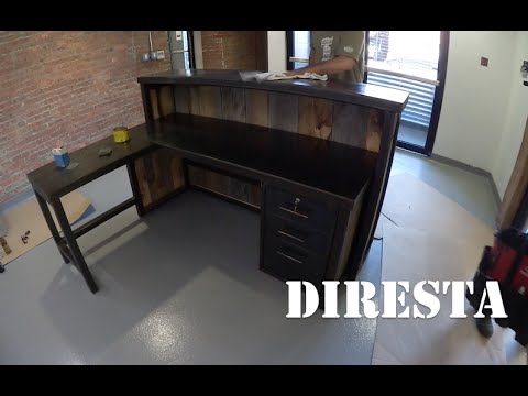 Reception Desk bauen im Zeitraffer