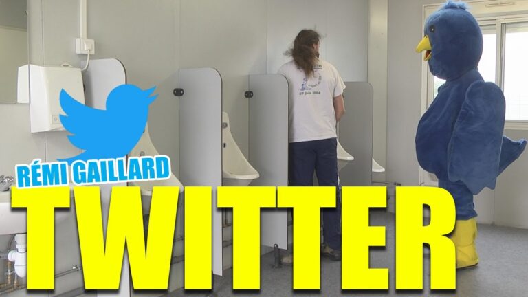 Remi Gaillard mimt Twitter-Vogel