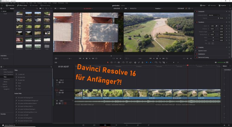Warum DaVinci Resolve die Videobearbeitungssoftware für Anfänger ist