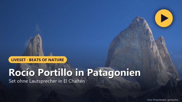 Rocío Portillo: Liveset in Patagonien ohne Lautsprecher