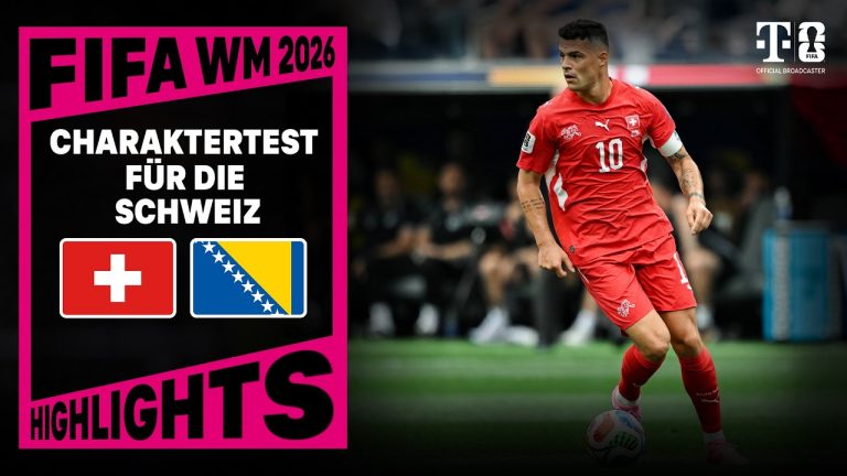 Schweiz zerlegt Bosnien-Herzegowina 4:1