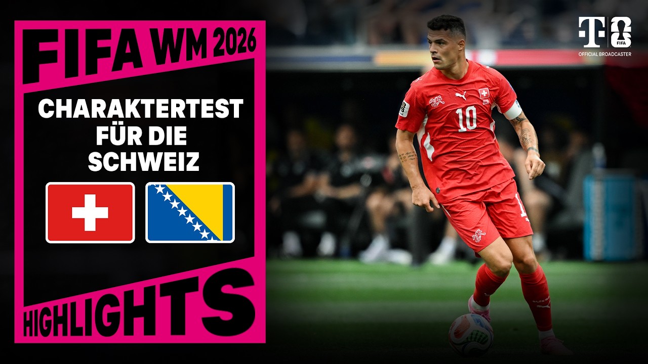 Schweiz zerlegt Bosnien-Herzegowina 4:1