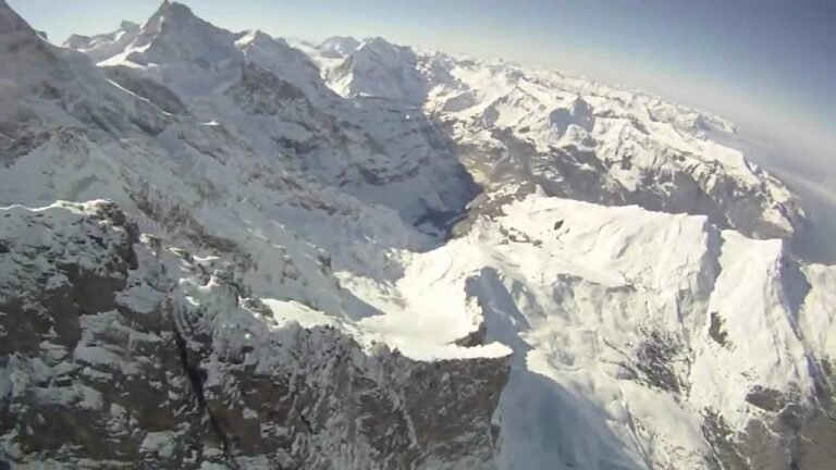 Speedflying in Wengen